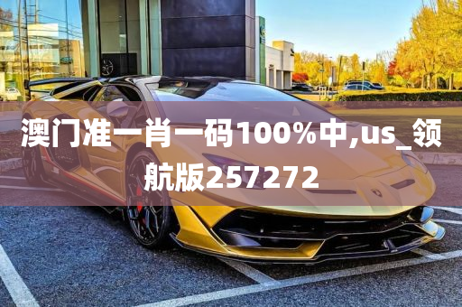 澳门准一肖一码100%中,us_领航版257272