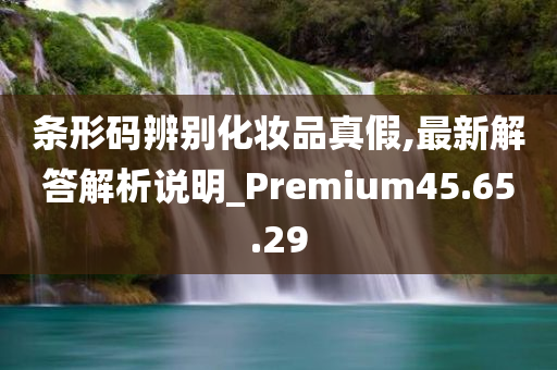 条形码辨别化妆品真假,最新解答解析说明_Premium45.65.29