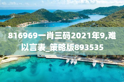 816969一肖三码2021年9,难以言表_策略版893535