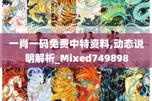 一肖一码免费中特资料,动态说明解析_Mixed749898