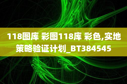 118图库 彩图118库 彩色,实地策略验证计划_BT384545