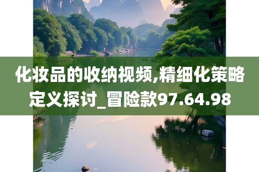 化妆品的收纳视频,精细化策略定义探讨_冒险款97.64.98