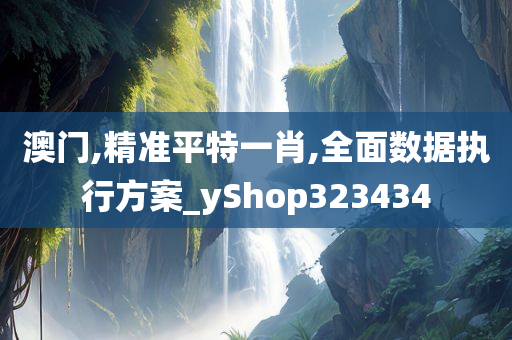 澳门,精准平特一肖,全面数据执行方案_yShop323434