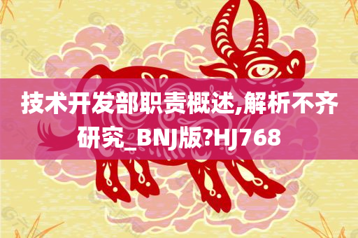 技术开发部职责概述,解析不齐研究_BNJ版?HJ768