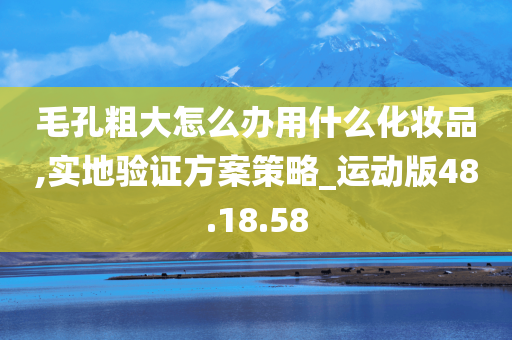 毛孔粗大怎么办用什么化妆品,实地验证方案策略_运动版48.18.58