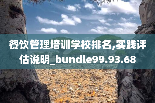 餐饮管理培训学校排名,实践评估说明_bundle99.93.68