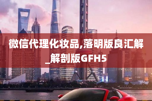 微信代理化妆品,落明版良汇解_解剖版GFH5