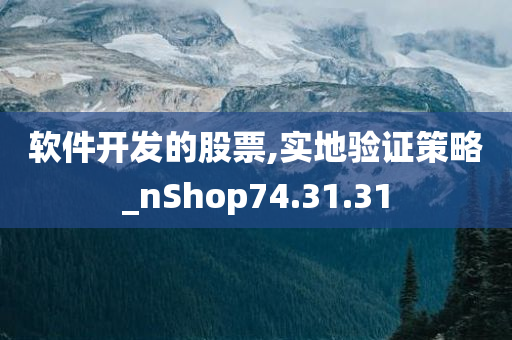 软件开发的股票,实地验证策略_nShop74.31.31