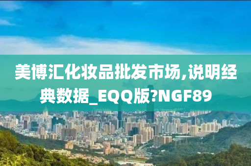 美博汇化妆品批发市场,说明经典数据_EQQ版?NGF89