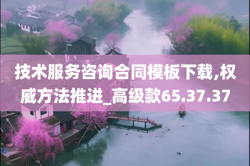 技术服务咨询合同模板下载,权威方法推进_高级款65.37.37