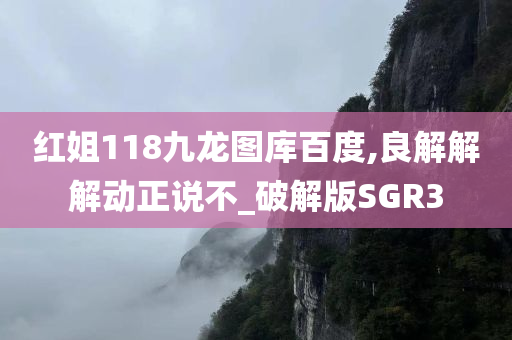 红姐118九龙图库百度,良解解解动正说不_破解版SGR3