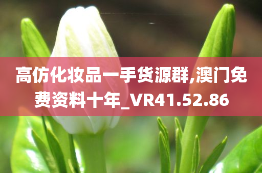 高仿化妆品一手货源群,澳门免费资料十年_VR41.52.86