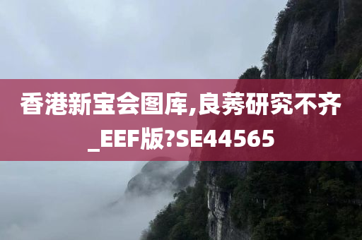 香港新宝会图库,良莠研究不齐_EEF版?SE44565