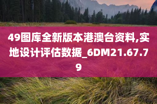 49图库全新版本港澳台资料,实地设计评估数据_6DM21.67.79