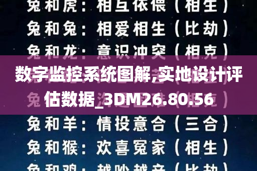 数字监控系统图解,实地设计评估数据_3DM26.80.56