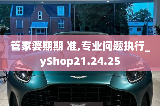 管家婆期期 准,专业问题执行_yShop21.24.25