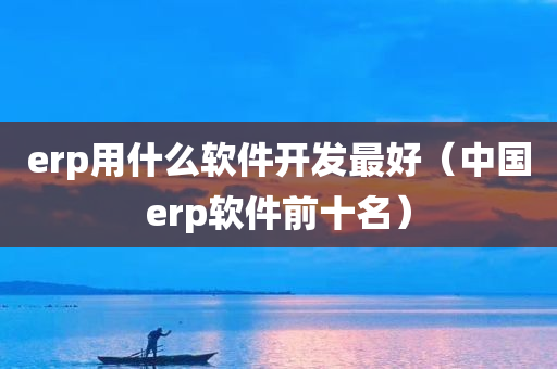 erp用什么软件开发最好（中国erp软件前十名）