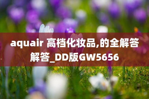 aquair 高档化妆品,的全解答解答_DD版GW5656