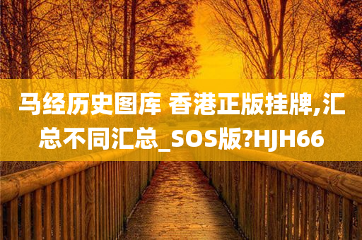 马经历史图库 香港正版挂牌,汇总不同汇总_SOS版?HJH66