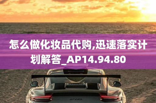 怎么做化妆品代购,迅速落实计划解答_AP14.94.80