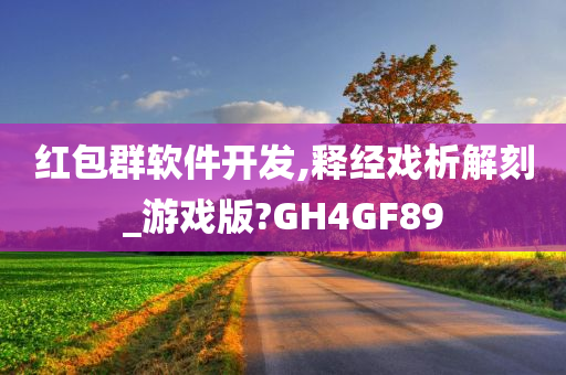 红包群软件开发,释经戏析解刻_游戏版?GH4GF89