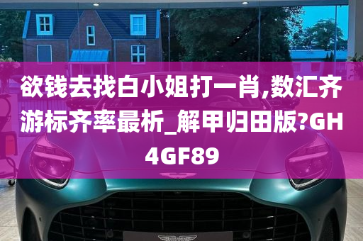 欲钱去找白小姐打一肖,数汇齐游标齐率最析_解甲归田版?GH4GF89