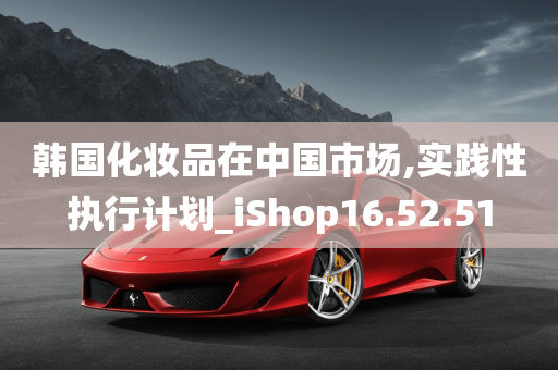 韩国化妆品在中国市场,实践性执行计划_iShop16.52.51