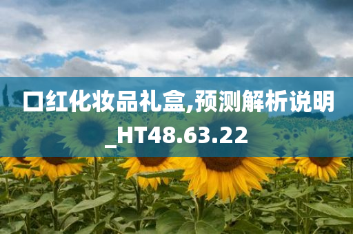 口红化妆品礼盒,预测解析说明_HT48.63.22