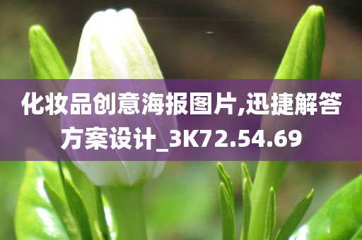 化妆品创意海报图片,迅捷解答方案设计_3K72.54.69