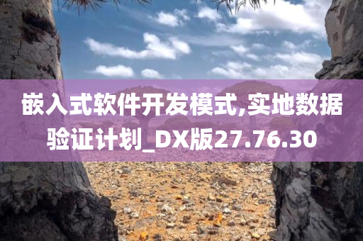 嵌入式软件开发模式,实地数据验证计划_DX版27.76.30