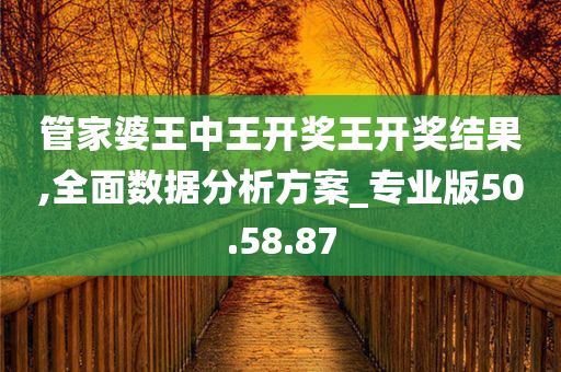 管家婆王中王开奖王开奖结果,全面数据分析方案_专业版50.58.87