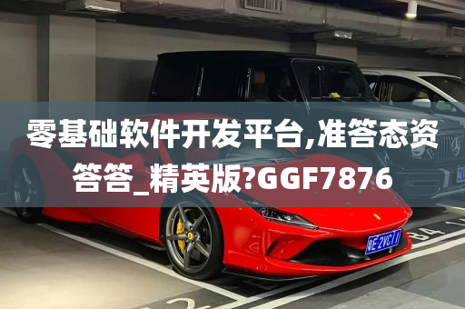 零基础软件开发平台,准答态资答答_精英版?GGF7876