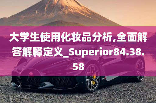 大学生使用化妆品分析,全面解答解释定义_Superior84.38.58