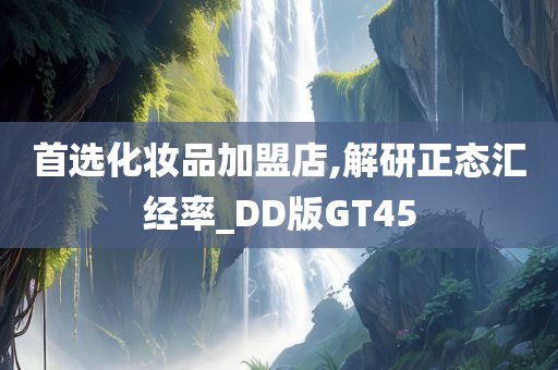 首选化妆品加盟店,解研正态汇经率_DD版GT45