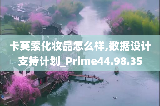 卡芙索化妆品怎么样,数据设计支持计划_Prime44.98.35