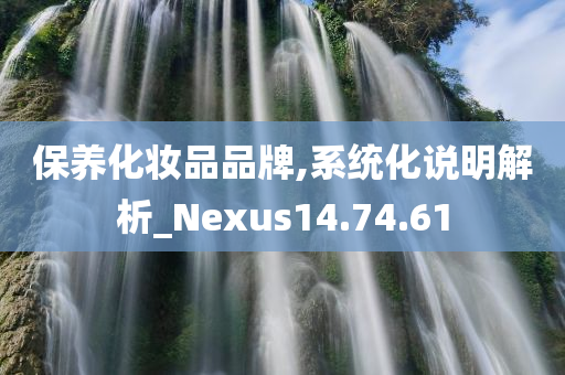 保养化妆品品牌,系统化说明解析_Nexus14.74.61