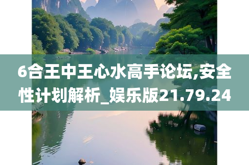 6合王中王心水高手论坛,安全性计划解析_娱乐版21.79.24