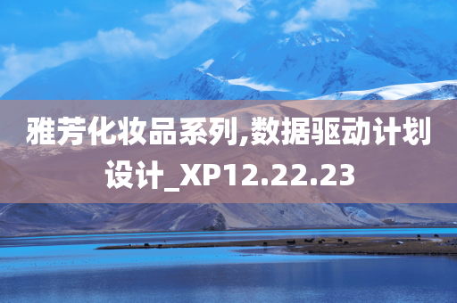 雅芳化妆品系列,数据驱动计划设计_XP12.22.23