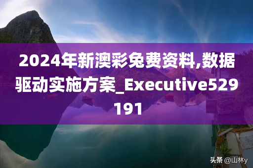 2024年新澳彩兔费资料,数据驱动实施方案_Executive529191