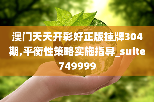 澳门天天开彩好正版挂牌304期,平衡性策略实施指导_suite749999