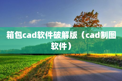 箱包cad软件破解版（cad制图软件）