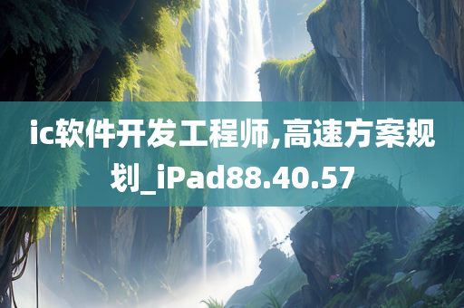 ic软件开发工程师,高速方案规划_iPad88.40.57