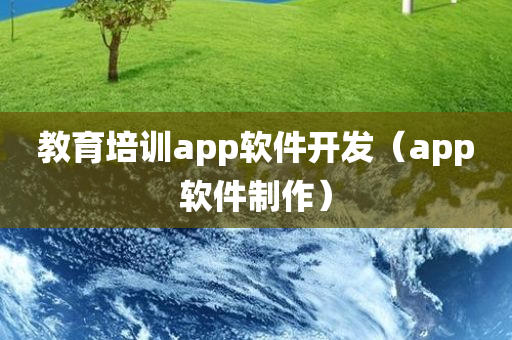 教育培训app软件开发（app软件制作）