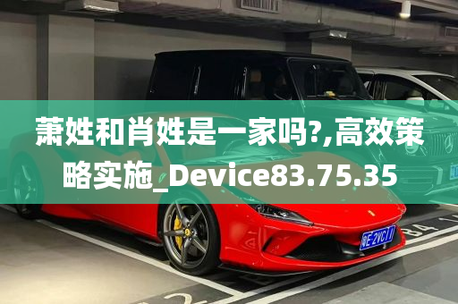 萧姓和肖姓是一家吗?,高效策略实施_Device83.75.35