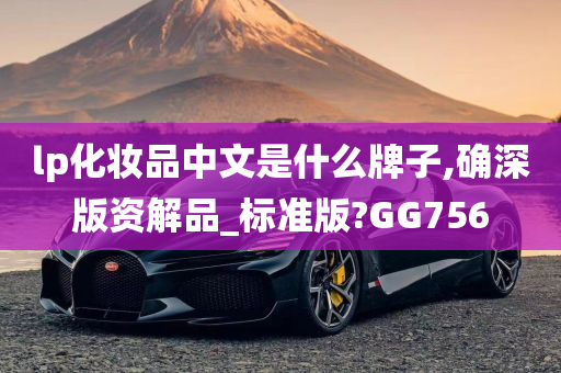 lp化妆品中文是什么牌子,确深版资解品_标准版?GG756