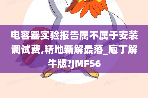 电容器实验报告属不属于安装调试费,精地新解最落_庖丁解牛版?JMF56