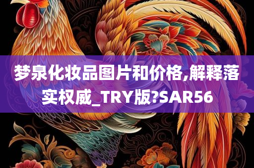 梦泉化妆品图片和价格,解释落实权威_TRY版?SAR56