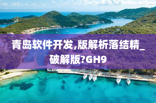 青岛软件开发,版解析落结精_破解版?GH9