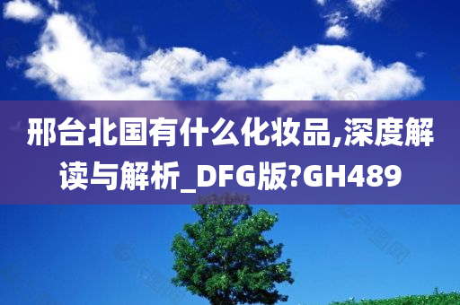 邢台北国有什么化妆品,深度解读与解析_DFG版?GH489