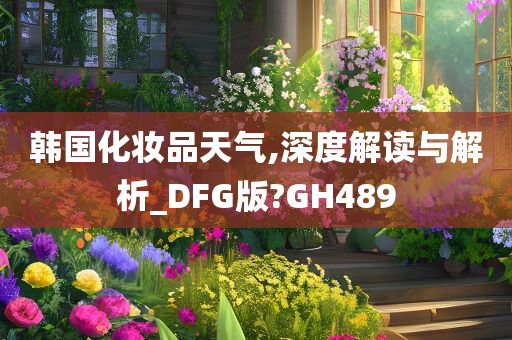 韩国化妆品天气,深度解读与解析_DFG版?GH489